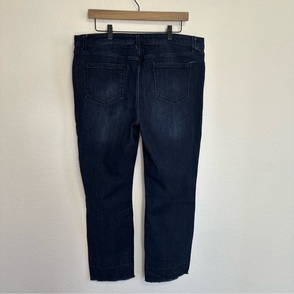 Susan Graver Jeans Dark Blue Size 16 - Picture 8 of 13